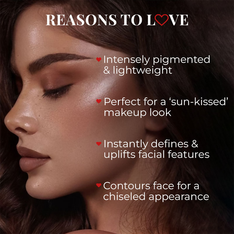 Just Herbs Nourishing Pressed Bronzer - Nutmeg | Grocsy