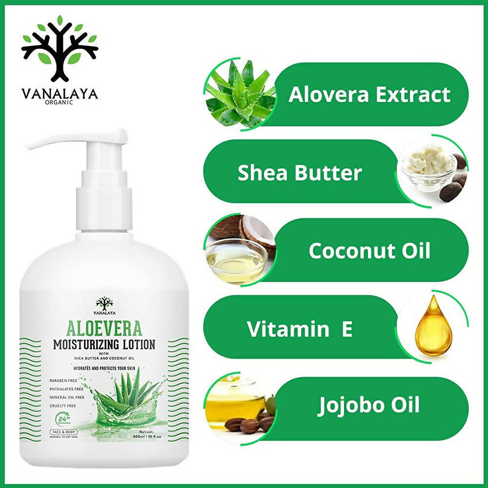 Vanalaya Aloevera Moisturizing Lotion | Grocsy