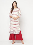 Aniyah Maroon Color Rayon Flared Slip-On Palazzo | Grocsy