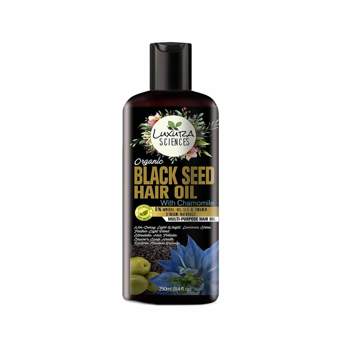 Luxura Sciences Black Seed Hair Oil | Grocsy