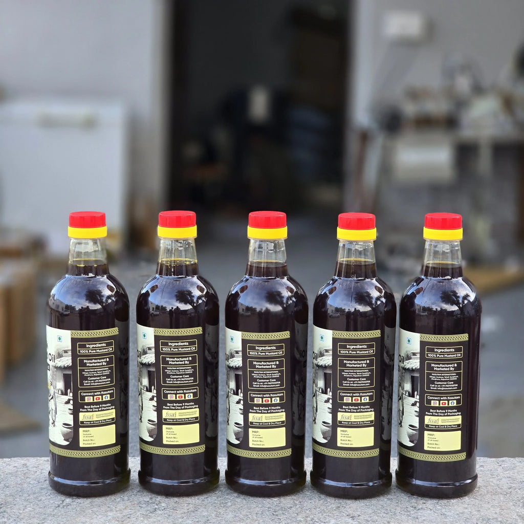 Kasutam Cold Pressed Black Mustard Oil | Grocsy