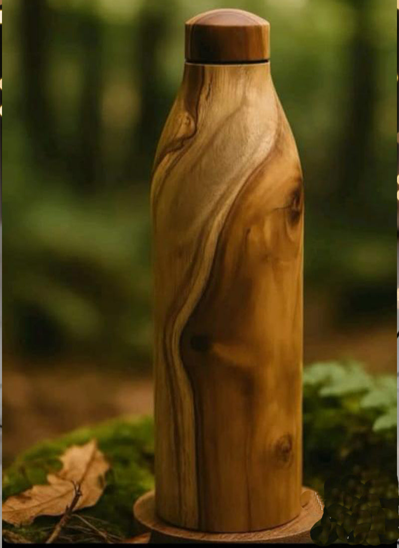 Wood estate Wooden Copper Water Bottle | Grocsy
