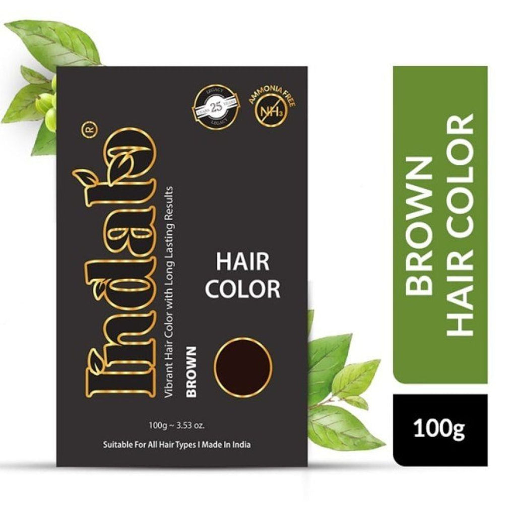 Indalo Ammonia-Free Vibrant Brown Hair Color With Natural Ingredients - Brown | Grocsy