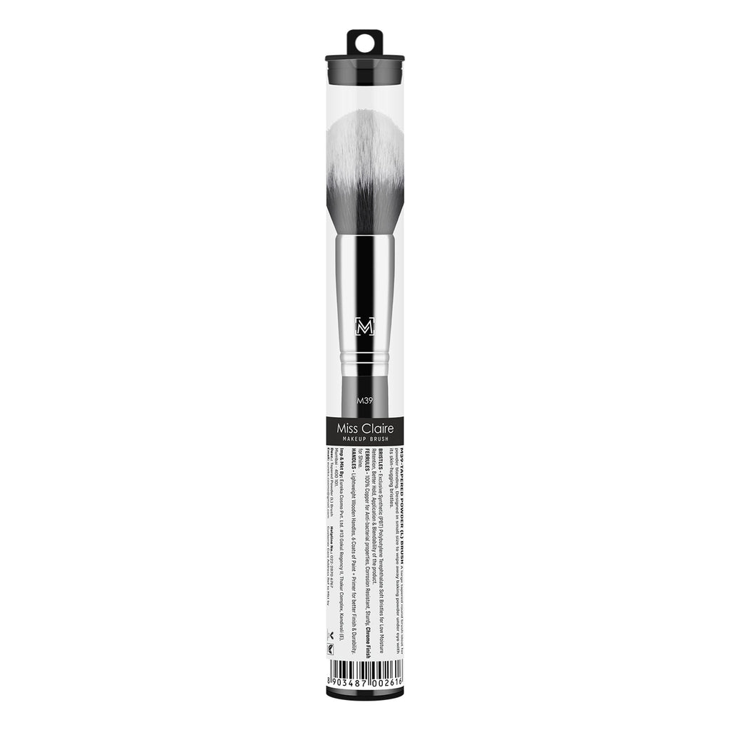 Miss Claire M39 - Tapered Powder (L) Brush - Chrome | Grocsy