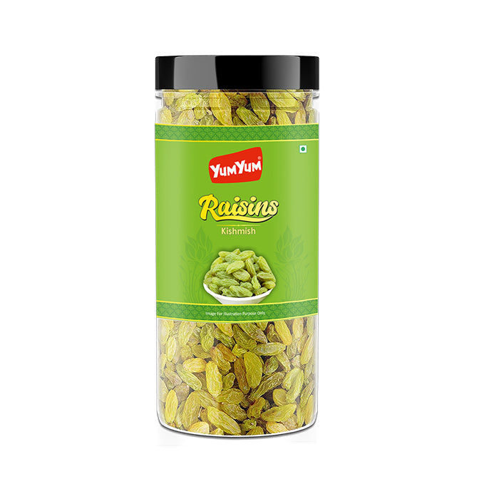 Yum Yum Green Raisins Jar | Grocsy