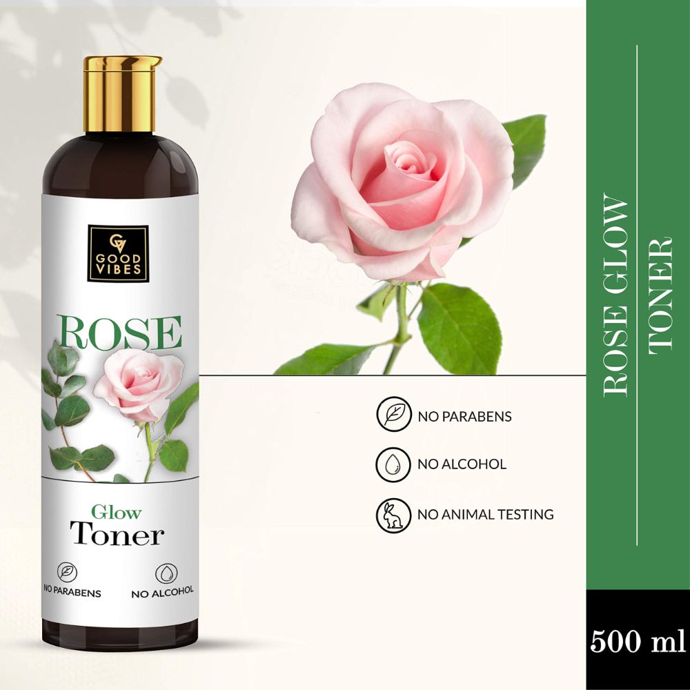 Good Vibes Rose Glow Toner | Grocsy
