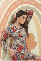 Monjolika Fashion Multicolor Printed Rayon Designer Co Ord Set | Grocsy