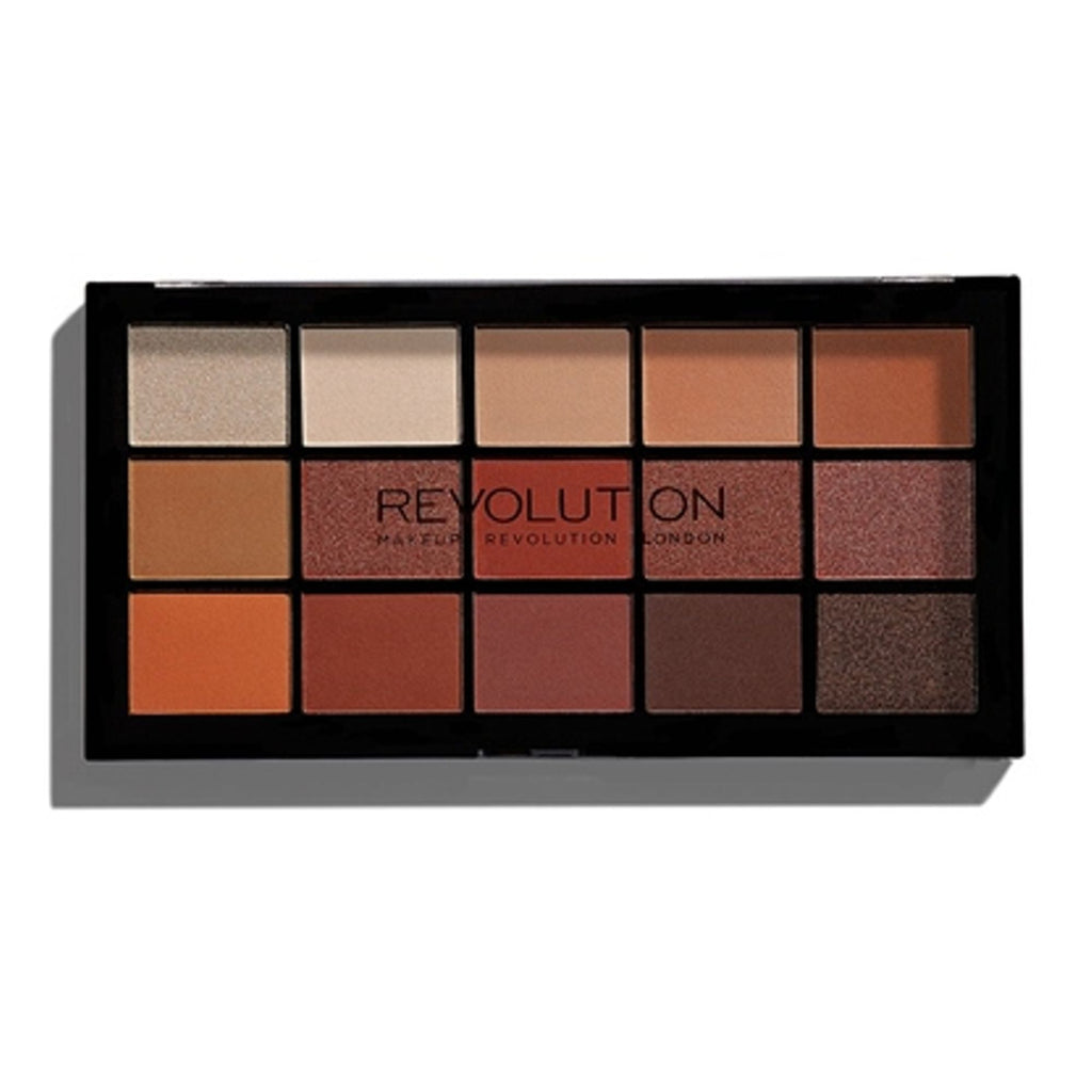Makeup Revolution Reloaded Eyeshadow Palette-15 Smooth & Rich Shade-High Pay Off Formula - Iconic Fever | Grocsy