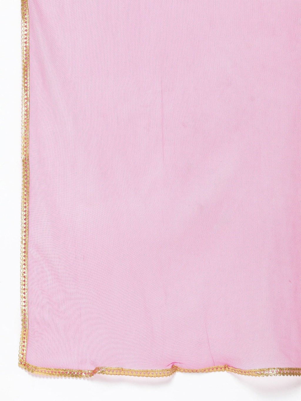 HERE&NOW Women Pink Ethnic Motifs Printed Gotta Patti Kurta with Sharara With Dupatta | Grocsy