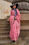 Monjolika Fashion Pink Emblished Organza Contemporary Saree | Grocsy