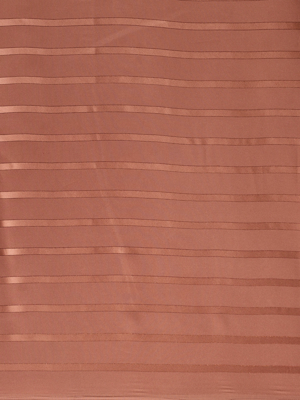 Saree Mall Brown Striped Satin Saree | Grocsy