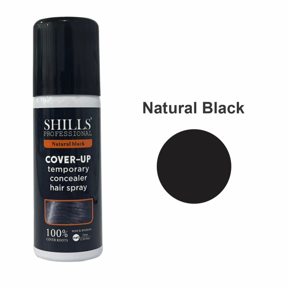 Shills Professional Touch-Up Hair Spray-Black | Grocsy