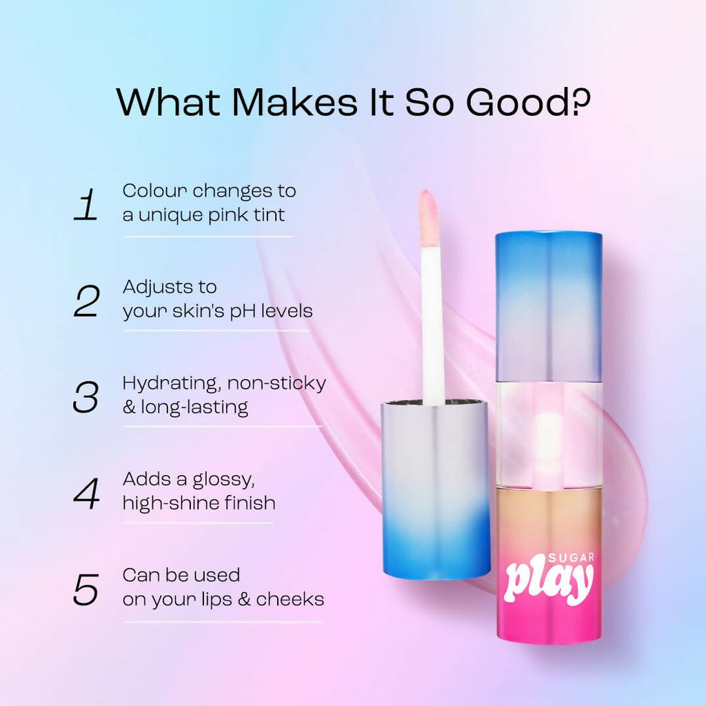 Sugar Play Mega Hype Color Changing Lip Oil | Grocsy