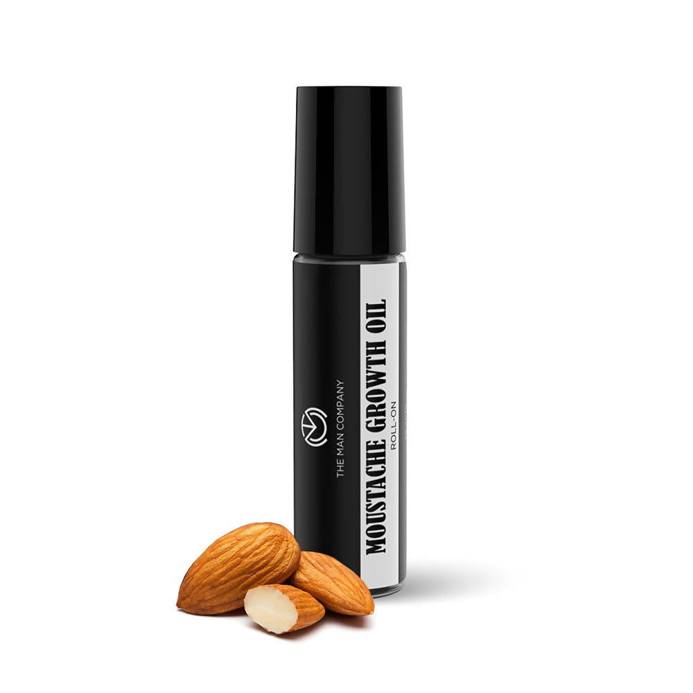 The Man Company Moustache Growth Oil With Basil & Almond | Grocsy