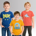 Chilins Round Neck Printed Super Combed Cotton T-shirt (Pack of 3) | Grocsy