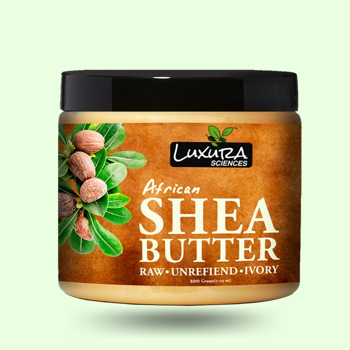 Luxura Sciences African Raw Shea Butter Unrefined Organic Ivory for Skin and Body | Grocsy