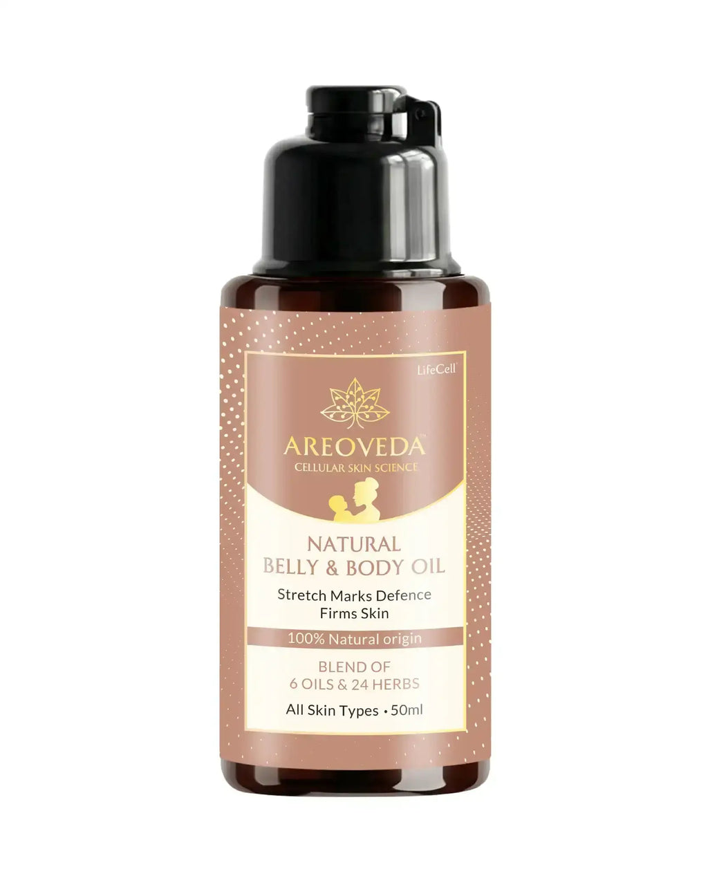 AreoVeda Natural Belly & Body Oil | Grocsy