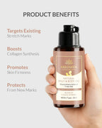 AreoVeda Natural Belly & Body Oil | Grocsy