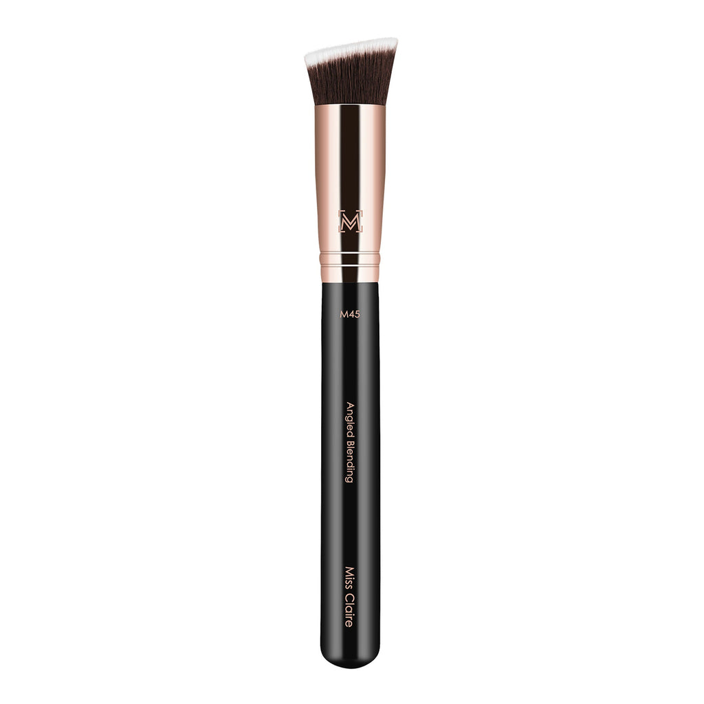 Miss Claire M45 - Angled Blending Brush - Rose Gold | Grocsy