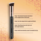 Miss Claire M45 - Angled Blending Brush - Rose Gold | Grocsy