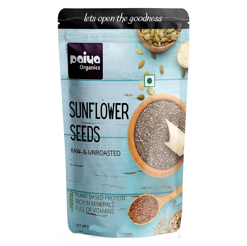 Paiya Organics Sunflower Seeds Raw & Unroasted | Grocsy