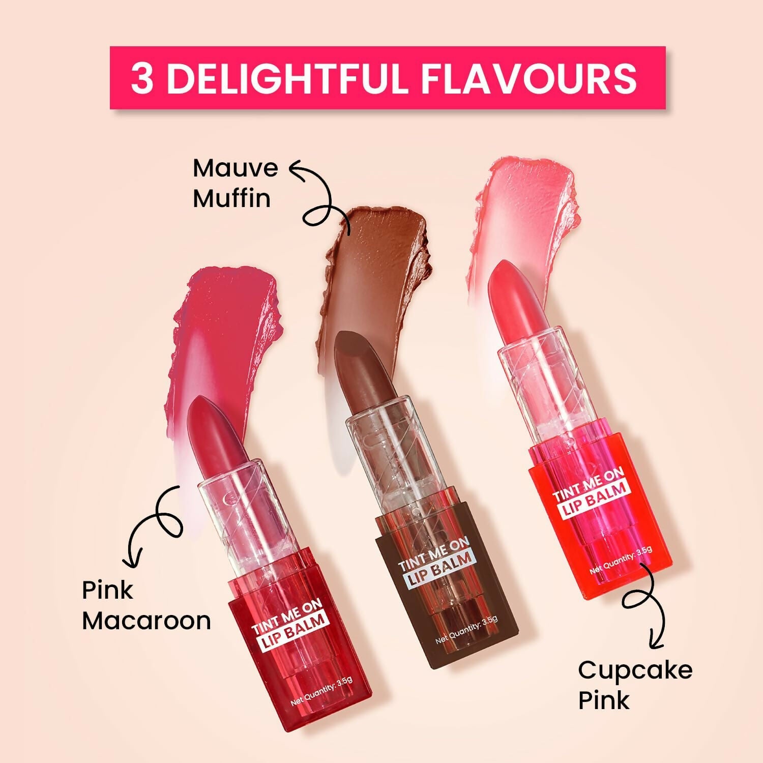 Swiss Beauty Tint Me On Lip Balm - Mauve Muffin | Grocsy
