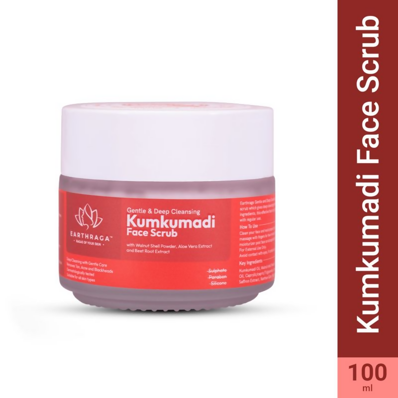 Earthraga Kumkumadi Face Scrub | Grocsy