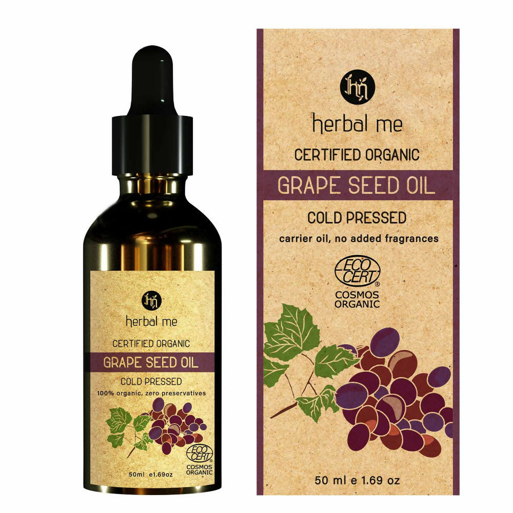 Herbal Me Cold Pressed Grape Seed Hair Oil | Grocsy