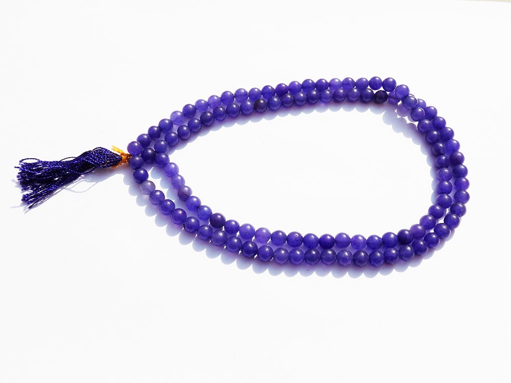 Kannssky Blue Hakik Agate Mala | Grocsy