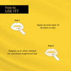 Deconstruct Brightening Lip Balm with SPF 50 - For Dark, Pigmented, Dry, Flaky Lips | Grocsy