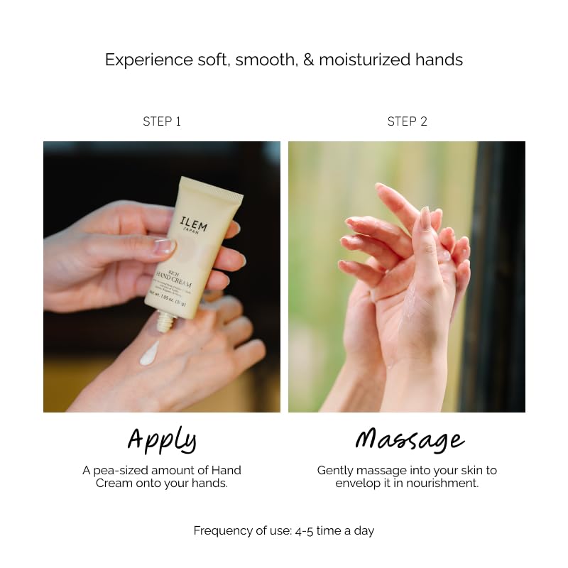 ILEM JAPAN Rich Hand Cream For Men & Women | Grocsy