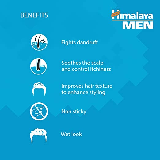Himalaya Men Anti-Dandruff Styling Gel - Normal | Grocsy