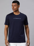 Alcis Men Typography Printed Dry Tech Slim Fit Sports T-shirt | Grocsy