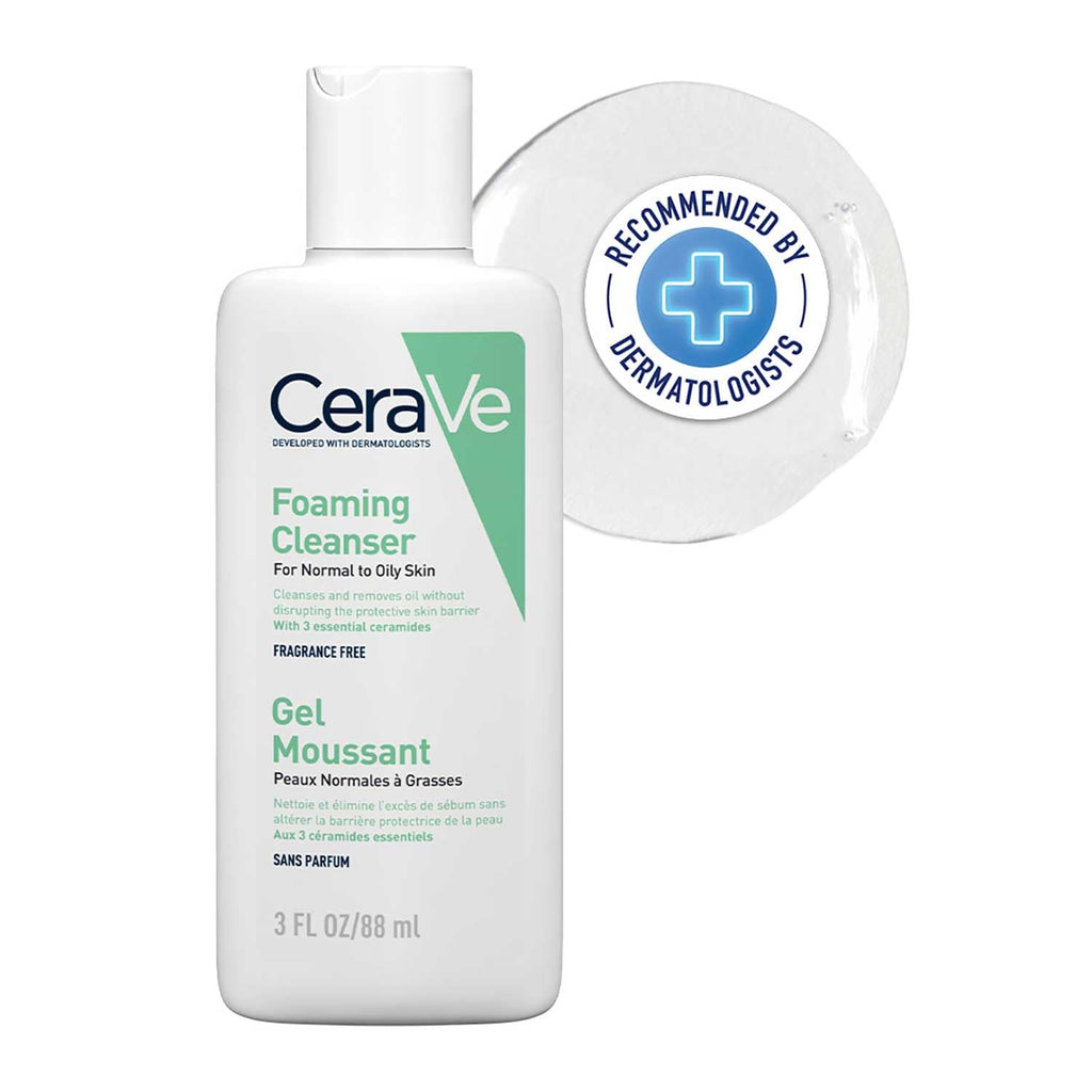 Cerave Foaming Daily Gel Cleanser for Normal to Oily Skin | Grocsy
