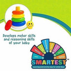 Little's Junior Stack-a -Ring Toy with 5 Rings for Kids - Multicolour | Grocsy