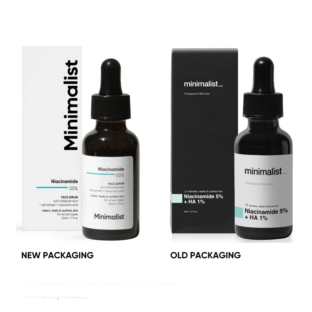 Minimalist Niacinamide 5% + Hyaluronic Acid 1% | Grocsy