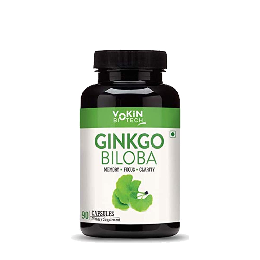 Vokin Biotech Ginkgo Biloba with Brahmi Boosts Concentration & Learning Activities | Grocsy