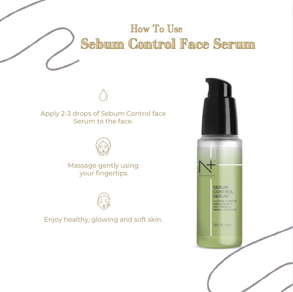 N Plus Professional Sebum Control Face Serum | Grocsy