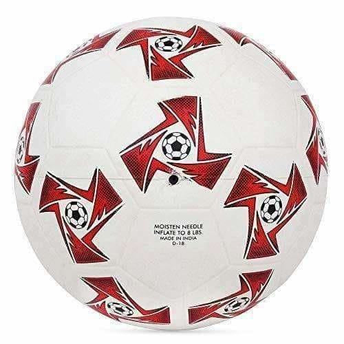 Cosco Roma Foot Ball, Size 5 (White/Red) | Grocsy