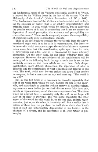The World as Will and Representation, Vol. 1 by Schopenhauer, Arthur | Grocsy