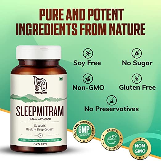Nirogam Sleepmitram Tablets | Grocsy