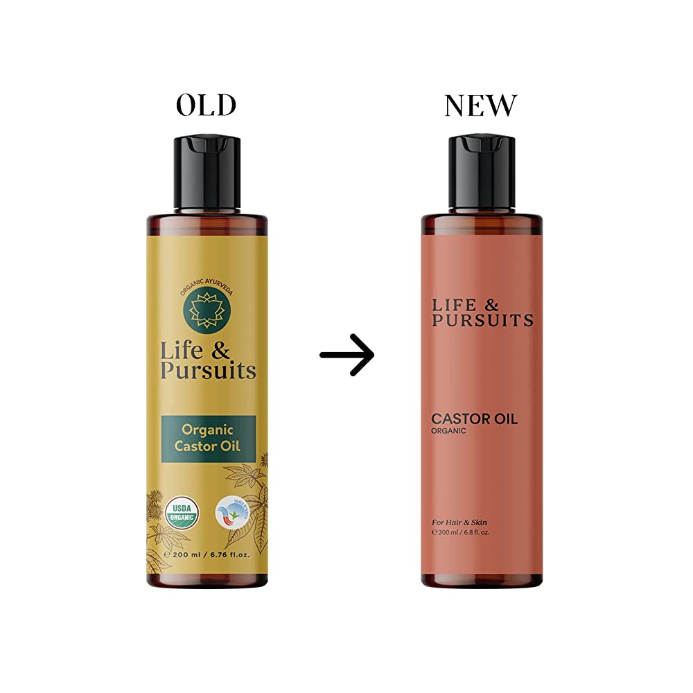 Life and Pursuits Organic Castor Oil For Hair Growth & Skin | Grocsy