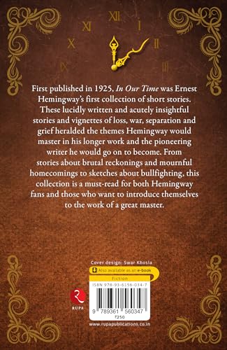 In Our Time by Hemingway, Ernest | Grocsy