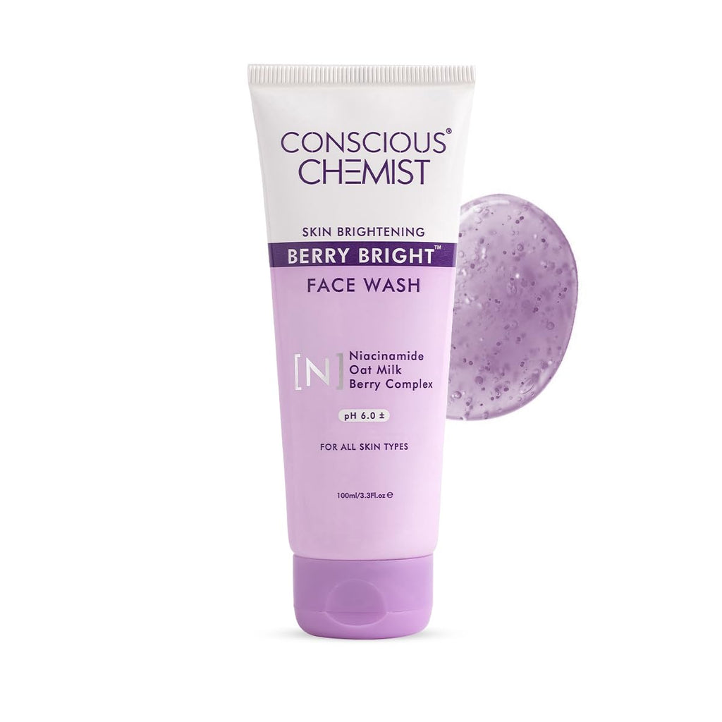Conscious Chemist Berry Bright Soothing & Calming Face Cleanser | Grocsy