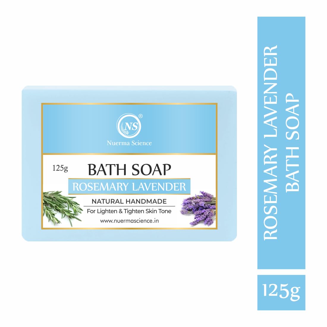 Nuerma Science Rosemary Lavender Bath Soap | for Lighten & Tighten Skin Tone | Grocsy