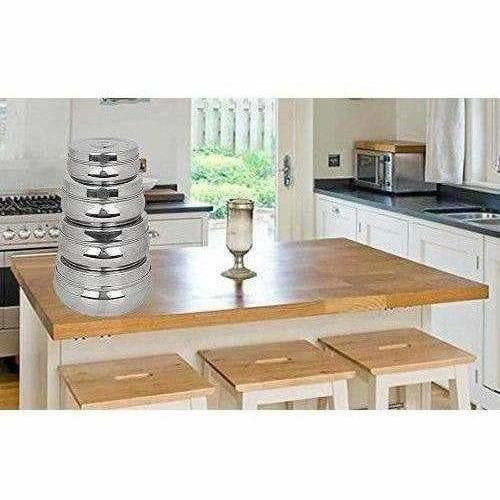 Stainless Steel Food Storage Containers - Storage Boxes - Set Of 4 Pieces | Grocsy