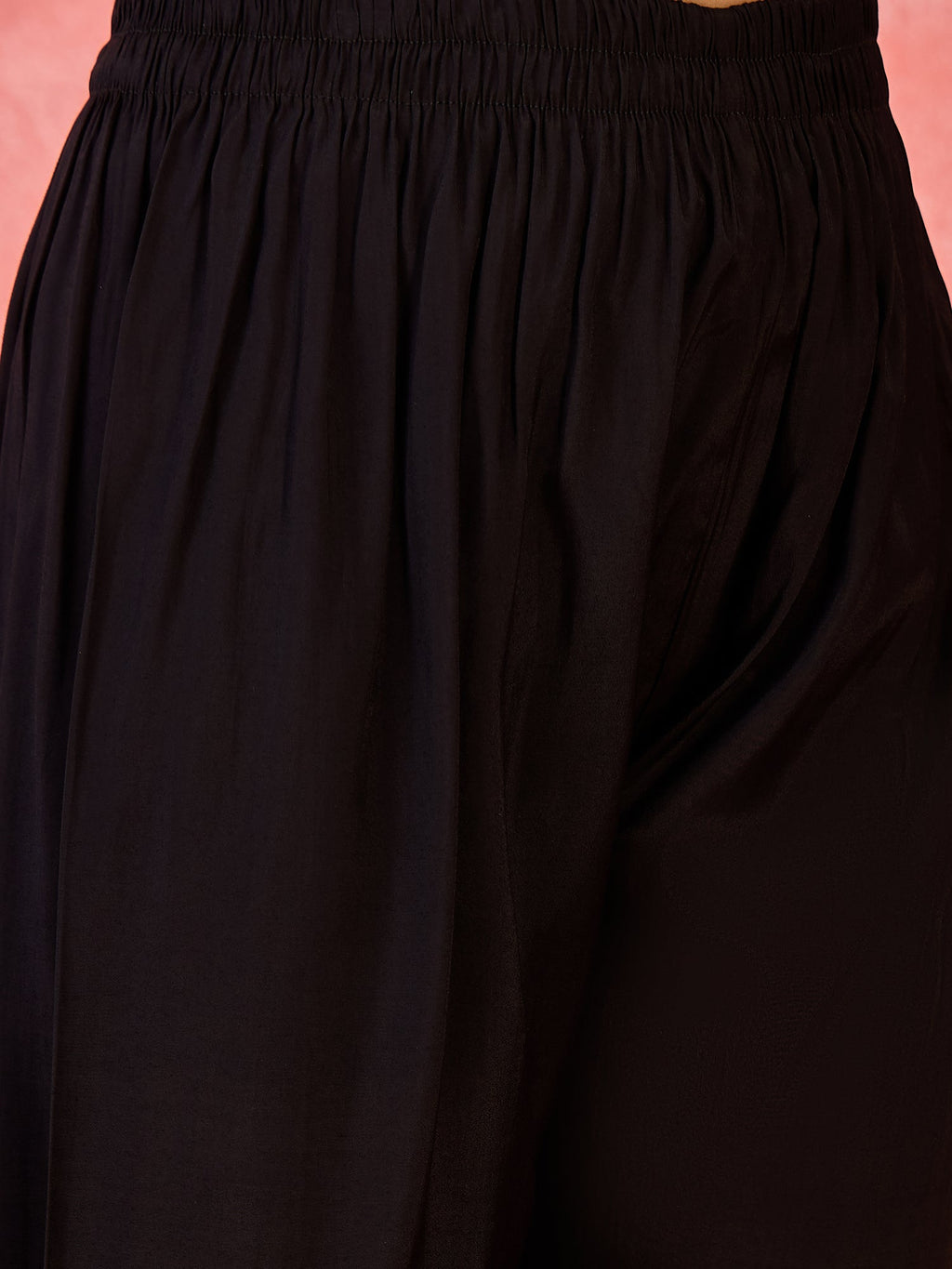 Joban Fashion Black Silk Embroidery Readymade Kurta Set | Grocsy
