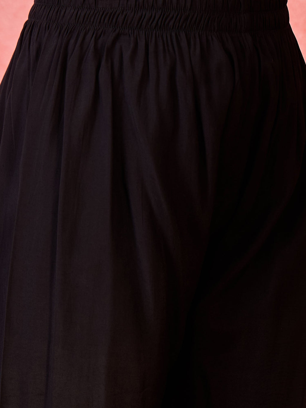 Joban Fashion Black Silk Embroidery Readymade Kurta Set | Grocsy