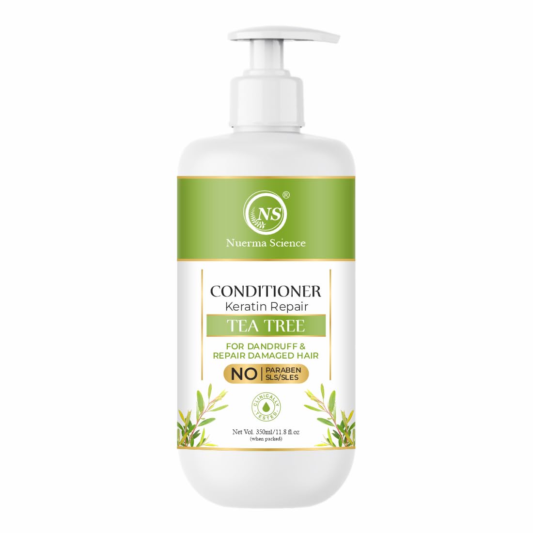 Nuerma Science Keratin Repair Tea Tree Hair Conditioner for Dandruff & Repair Damaged Hair | Grocsy