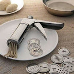 Stainless Steel Kitchen Press Maker with 12 Pieces | Grocsy